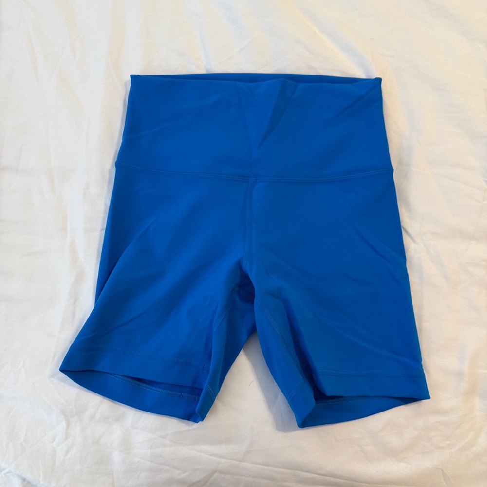 Lululemon Wunder Train High-Rise Short 6” - Poolside Blue